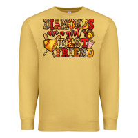 Antique Gold diamonds are a girl's best friend softball Premium Sweatshirt - Jasminsmagicworld