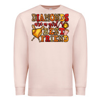 Pale Pink diamonds are a girl's best friend softball Premium Sweatshirt - Jasminsmagicworld