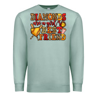 Seafoam diamonds are a girl's best friend softball Premium Sweatshirt - Jasminsmagicworld