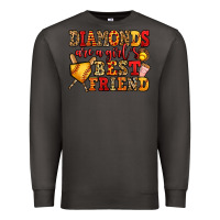 Smoke diamonds are a girl's best friend softball Premium Sweatshirt - Jasminsmagicworld