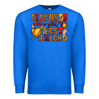 True Royal diamonds are a girl's best friend softball Premium Sweatshirt - Jasminsmagicworld
