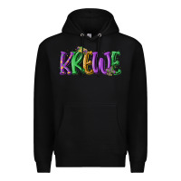 Black mardi gras krewe Premium Hoodie - MaliasSmallBusiness