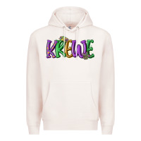 Pale Pink mardi gras krewe Premium Hoodie - MaliasSmallBusiness