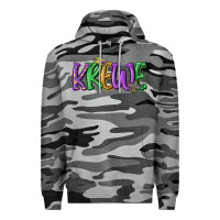 Slate Camo mardi gras krewe Premium Hoodie - MaliasSmallBusiness