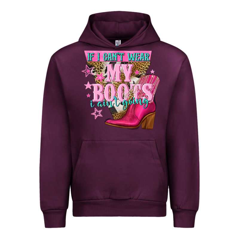 If I Cant Wear My Boots I Aint Going Urban Hoodie by NancyCooperArtShop | Teevron