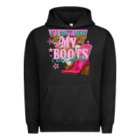 Pigment Black if i cant wear my boots i aint going Urban Hoodie - NancyCooperArtShop