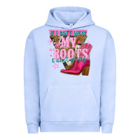 Pigment Grape Ice if i cant wear my boots i aint going Urban Hoodie - NancyCooperArtShop