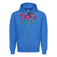 True Royal Faith Hope Cure Breast Cancer Awareness Zipper Hoodie - texasbilliewilder