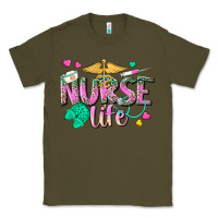 Army Green nurse life Classic Tee - texasbilliewilder