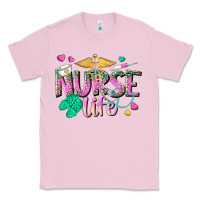 Bubblegum Pink nurse life Classic Tee - texasbilliewilder