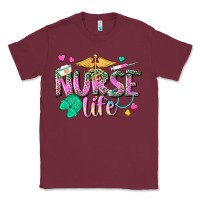 Burgundy nurse life Classic Tee - texasbilliewilder