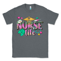 Charcoal Heather nurse life Classic Tee - texasbilliewilder