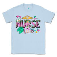 Dusty Blue nurse life Classic Tee - texasbilliewilder