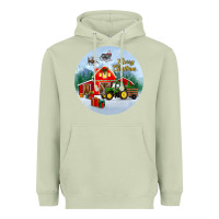 Matcha merry christmas small town christmas ornament Heavyweight Hoodie - BundleAndBundleShop