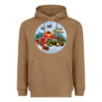 Toasted Coconut merry christmas small town christmas ornament Heavyweight Hoodie - BundleAndBundleShop