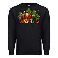 Black western noel Christmas gifts Premium Sweatshirt - AdoDesignShop