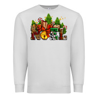 Dove Grey western noel Christmas gifts Premium Sweatshirt - AdoDesignShop