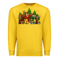 Lemon western noel Christmas gifts Premium Sweatshirt - AdoDesignShop
