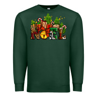 Sports Green western noel Christmas gifts Premium Sweatshirt - AdoDesignShop
