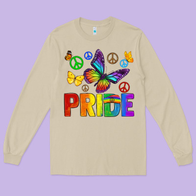Long Sleeve Tee hippie pride