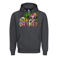 Smoke hello summer cow Zipper Hoodie - Zillion Design Studio