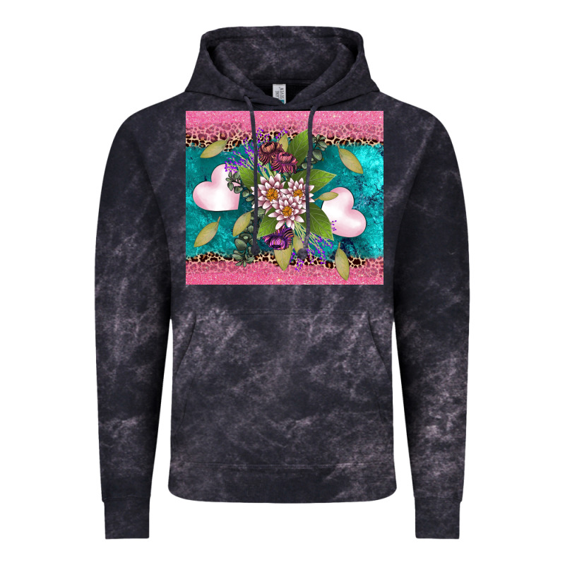 V.d Flowers And Hearts Vintage Hoodie by AdoDesignShop | Teevron