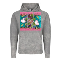 Cloud Rock v.d flowers and hearts Vintage Hoodie - AdoDesignShop
