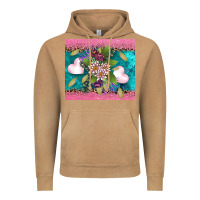 Vintage Camel v.d flowers and hearts Vintage Hoodie - AdoDesignShop