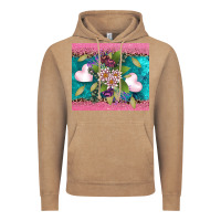 Vintage Coffee v.d flowers and hearts Vintage Hoodie - AdoDesignShop