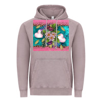 Vintage Zinc v.d flowers and hearts Vintage Hoodie - AdoDesignShop