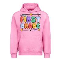 Fuchsia Pink first grade Urban Hoodie - MaliasSmallBusiness