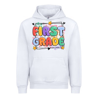 White first grade Urban Hoodie - MaliasSmallBusiness