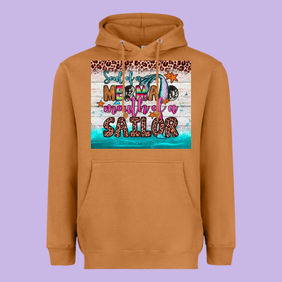 Soul Of A Mermaid Mouth Of A Sailor Heavyweight Hoodie Designed By Jahusdesignshop
