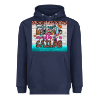 Navy soul of a mermaid mouth of a sailor Heavyweight Hoodie - JahusDesignShop