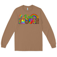 Toasted Coconut i am enough Long Sleeve Tee - texasbilliewilder