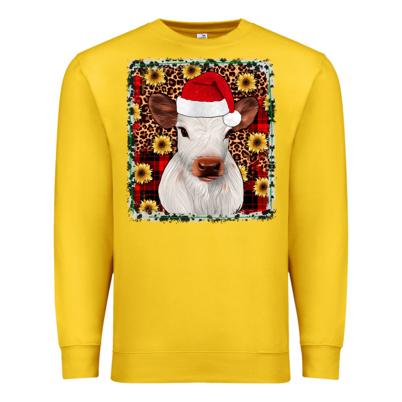 Heifer Christmas Premium Sweatshirt by JahusDesignShop | Teevron