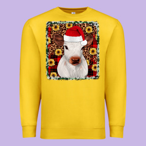 Heifer Christmas Premium Sweatshirt Designed By Jahusdesignshop