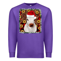 Purple heifer christmas Premium Sweatshirt - JahusDesignShop