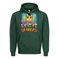 Sports Green future so bright i need Zipper Hoodie - Zillion Design Studio