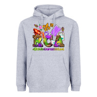Heather Grey mardi gras rca resident care assistant Heavyweight Hoodie - AdoDesignShop