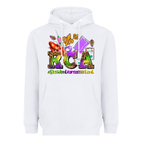 White mardi gras rca resident care assistant Heavyweight Hoodie - AdoDesignShop