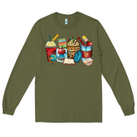 Army Green teacher coffee cups Long Sleeve Tee - Zillion Design Studio