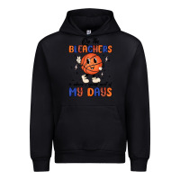 Black on the bleachers is where i spend most of my days Urban Hoodie - MaliasSmallBusiness