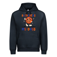 Navy on the bleachers is where i spend most of my days Urban Hoodie - MaliasSmallBusiness