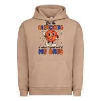 Pigment Burro on the bleachers is where i spend most of my days Urban Hoodie - MaliasSmallBusiness