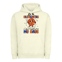 Pigment Pistachio on the bleachers is where i spend most of my days Urban Hoodie - MaliasSmallBusiness