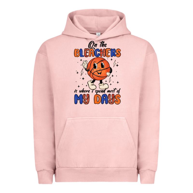 On The Bleachers Is Where I Spend Most Of My Days Urban Hoodie by MaliasSmallBusiness | Teevron