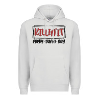 Dove Grey killin it every damn day Premium Hoodie - MaliasSmallBusiness