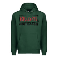 Sports Green killin it every damn day Premium Hoodie - MaliasSmallBusiness