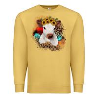 Antique Gold christmas heifer Premium Sweatshirt - JahusDesignShop